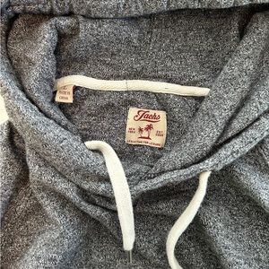 Jacks Hoodie. Heather Grey. Size L